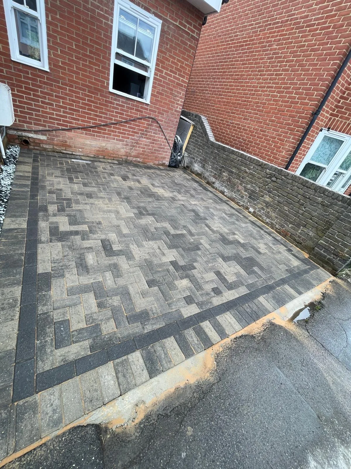 Finished landscaped garden